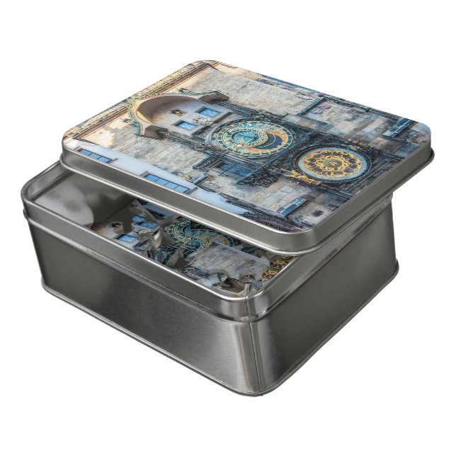 Prague old Astronomical Clock - Czech Republic Jigsaw Puzzle (Lid Open)