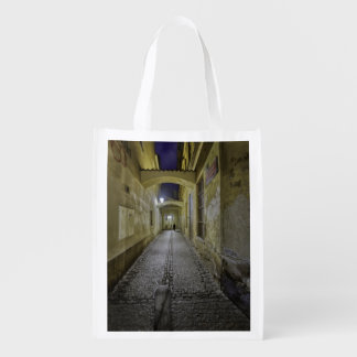Prague Old Town at Night Reusable Grocery Bag