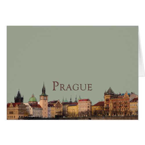 Prague Old Town Skyline