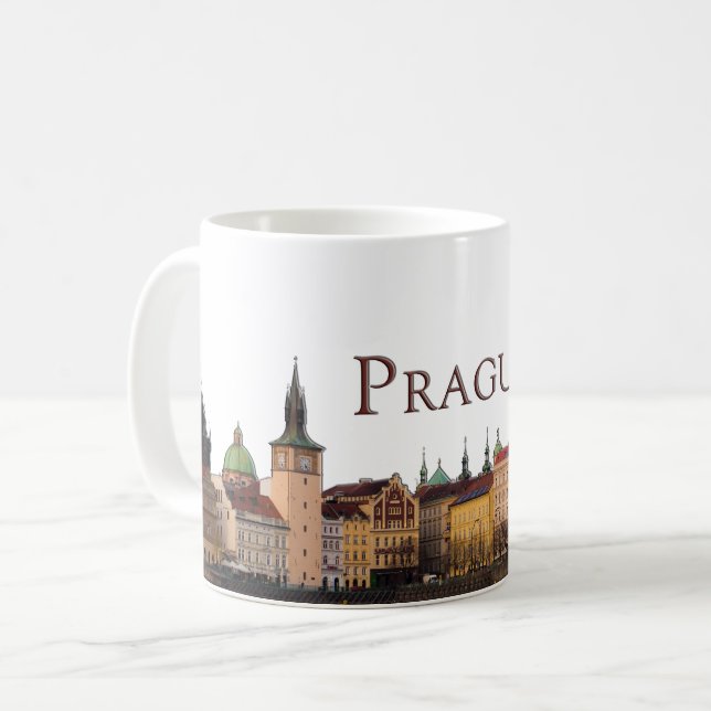 Prague: Old Town Skyline Coffee Mug (Front Left)