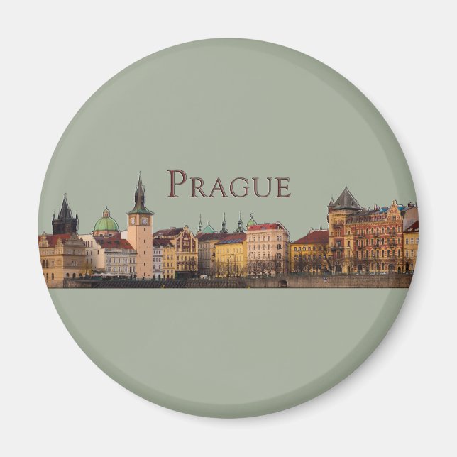 Prague: Old Town Skyline Magnet (Front)