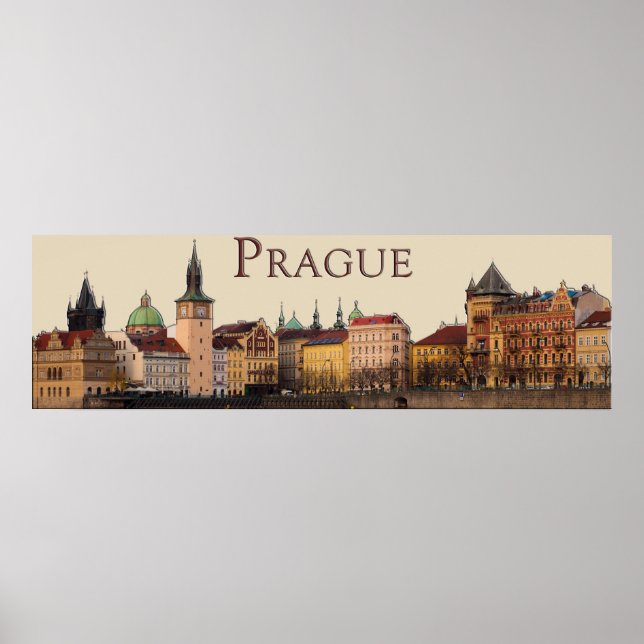 Prague: Old Town Skyline Poster (Front)