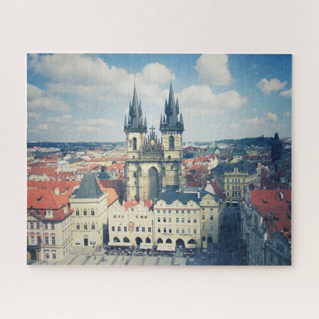 Prague old town square jigsaw puzzle (Horizontal)