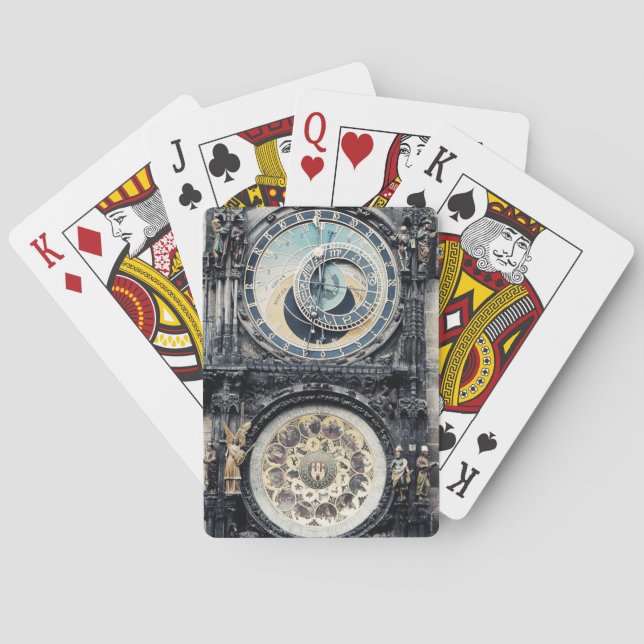 Prague Orloj Poker Cards (Back)