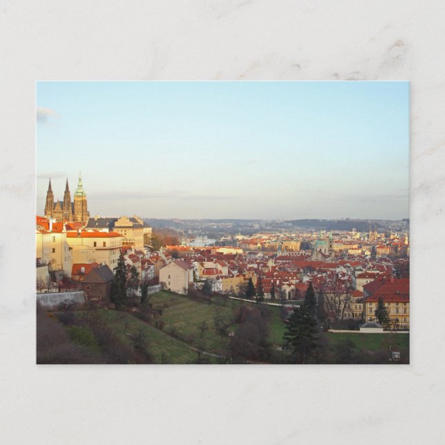 Prague panorama postcard (Front)