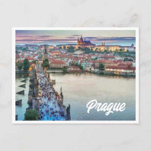 Prague Photo Postcard