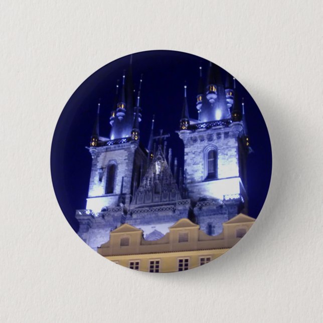 Prague Pinback Button (Front)