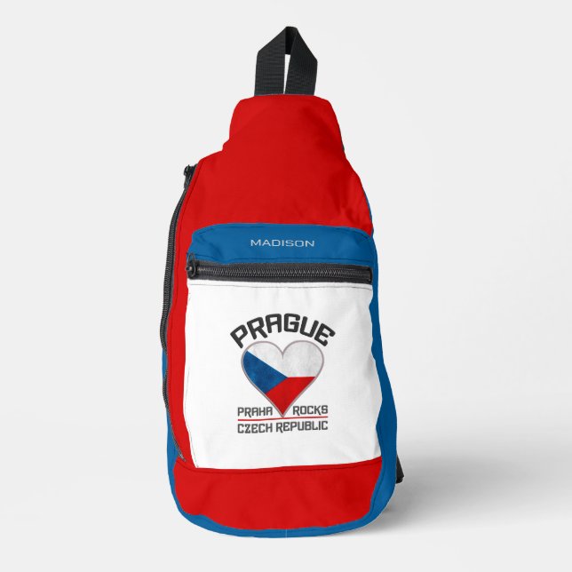 Prague / Praha custom name Sling Bag (Front)
