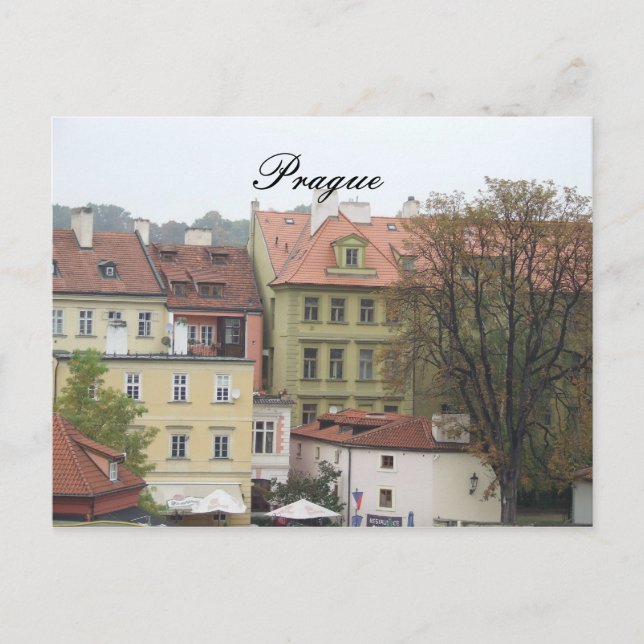Prague Praha Czech Republic Beautiful Buildings Postcard (Front)