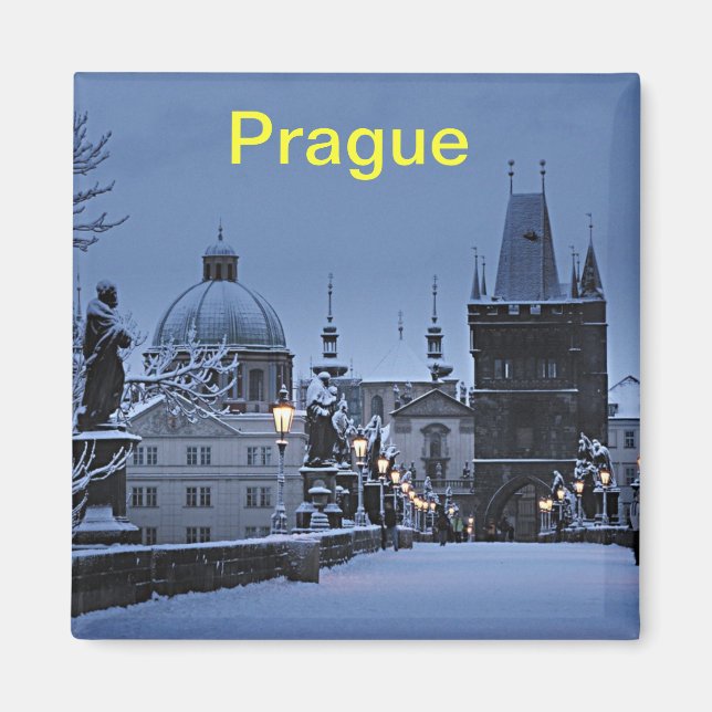 prague praha magnet (Front)