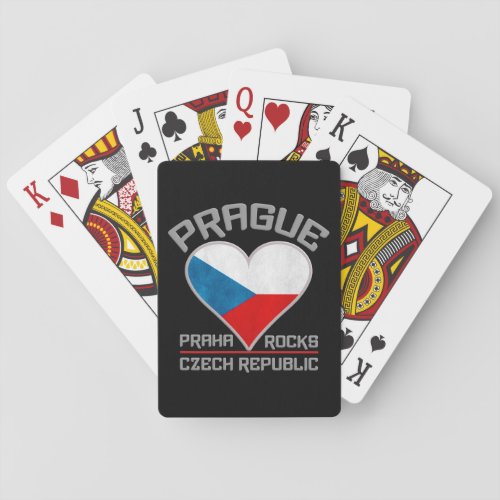 Prague  Praha playing cards