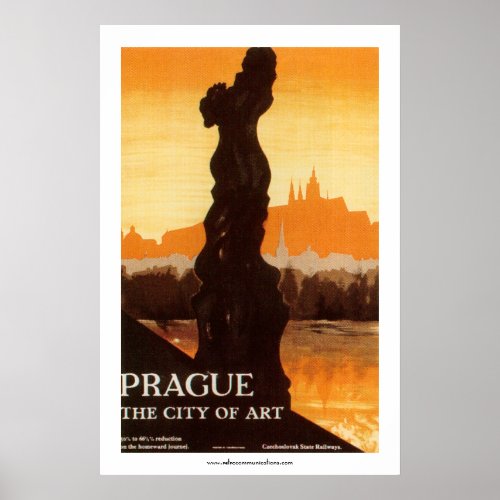 Prague _ The City of Art Poster