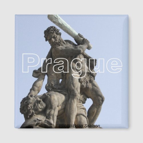 Prague Travel Photo Souvenir Fridge Magnet