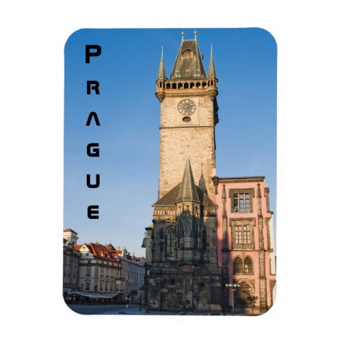 Prague view of Astronomical Clock Magnet