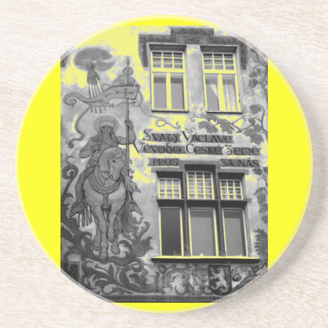 Prague Wall Drink Coaster (Front)