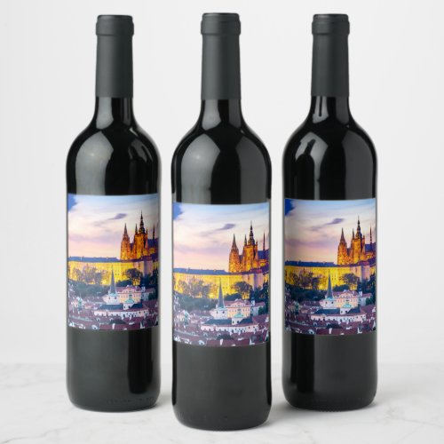 Prague Wine Label