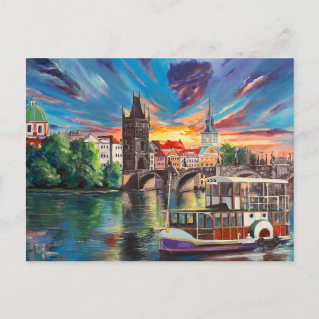 Prague's fairytales postcard (Front)