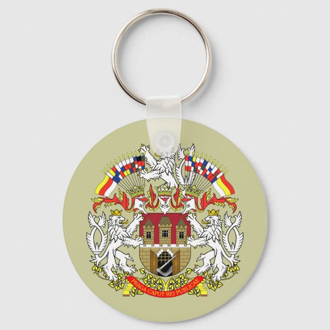 Praha, Czech Keychain (Front)
