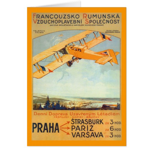 Praha ~ Franco Roumanie Cards (Front)