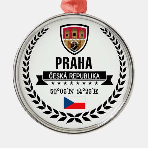 Praha Metal Ornament