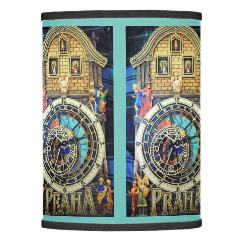 PRAHA PRAGUE ASTRONOMICAL WALL CLOCK 2 LAMP SHADE