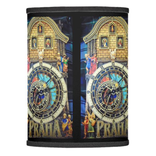 PRAHA PRAGUE ASTRONOMICAL WALL CLOCK LAMP SHADE