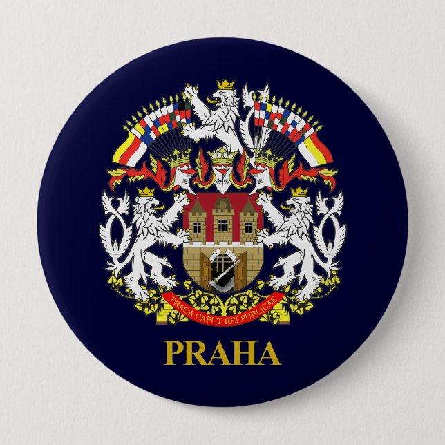Praha (Prague) Button (Front)
