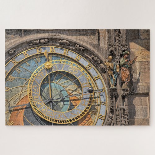 Praha Prague Orloj Astronomical Clock Jigsaw Puzzle