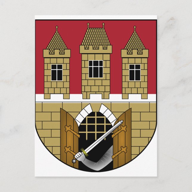 Praha small, Czech Postcard (Front)