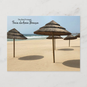Praia da Areia Branca Shade Portugal Postcard