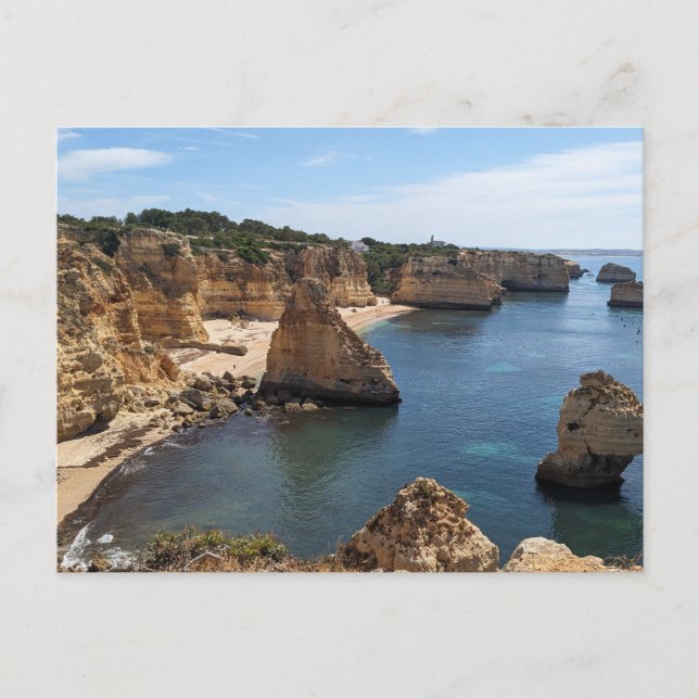 Praia Da Marinha - Algarve, Portugal Postcard (Front)
