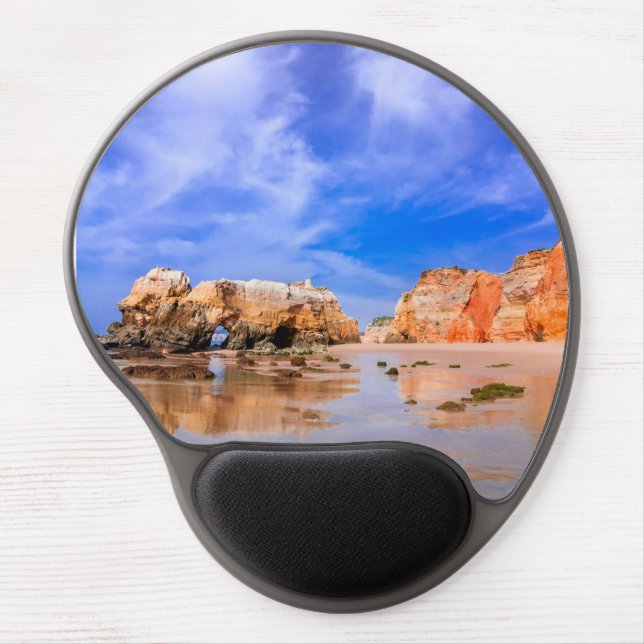 Praia da rocha Portugal Gel Mouse Pad (Front)
