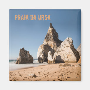 Praia da Ursa beach in Portugal gift Magnet