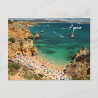 Praia do Camilo Lagos Algarve Postcard