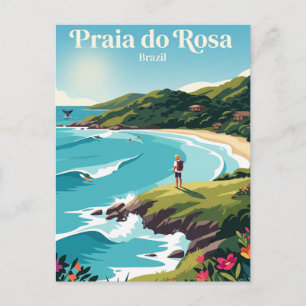 Praia do Rosa Brazil Postcard