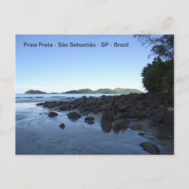 Praia Preta - Brazil Postcard (Front)