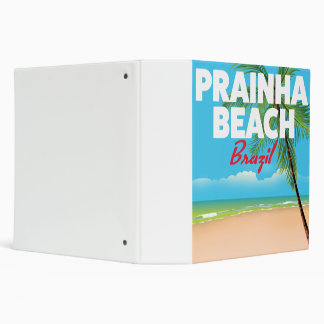 Prainha Beach Brazil 3 Ring Binder