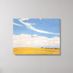 Prairie After Storm by Maynard Dixon, Vintage Art Canvas Print