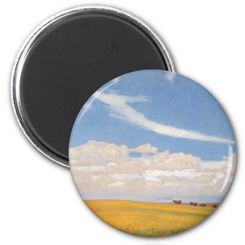 Prairie After Storm by Maynard Dixon Vintage Art Magnet