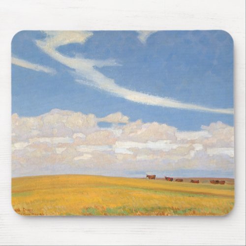 Prairie After Storm by Maynard Dixon Vintage Art Mouse Pad
