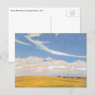Prairie After Storm by Maynard Dixon, Vintage Art Postcard