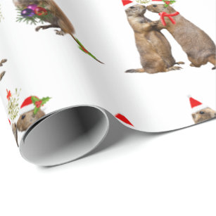 Prairie Christmas Wrapping Paper (choose colour)