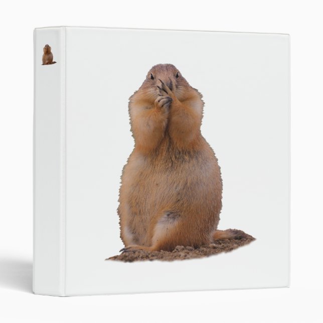 prairie dog 3 ring binder (Front/Spine)