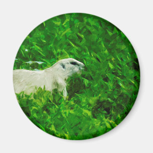 Prairie Dog Abstract Impressionism Magnet