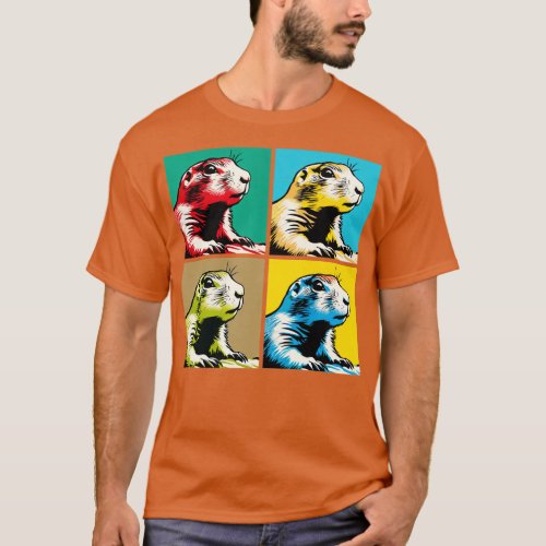 Prairie Dog Art Cute Prairie Dogs T_Shirt