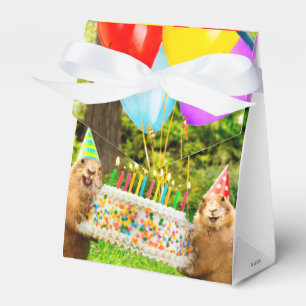 Prairie Dog Birthday Party Favor Boxes