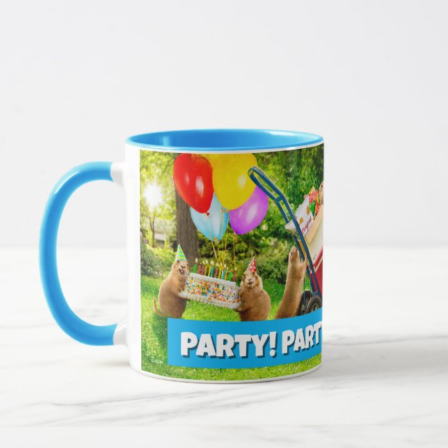 Prairie Dog Birthday Party Mug (Left)