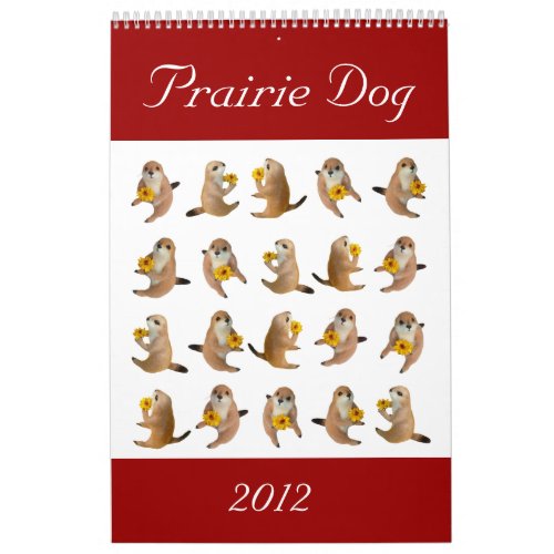 prairie dog  Calendar