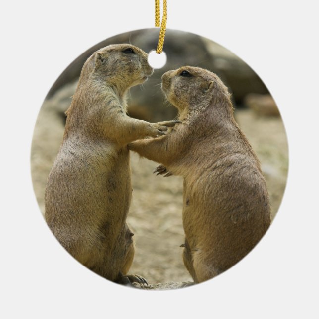 Prairie Dog Deal Ornament (Front)