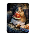 Prairie Dog Eating Pizza Magnet at Zazzle